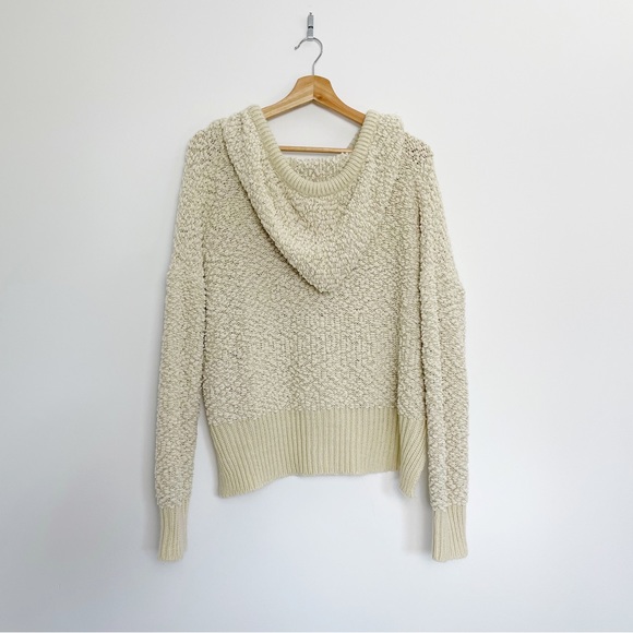 VICI Cream No Brainer Popcorn Boucle Hoodie Sweatshirt - Picture 9 of 12